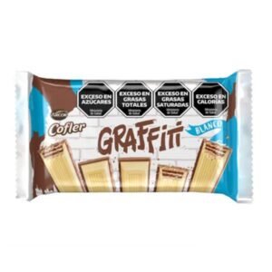CHOCOLATE COFLER GRAFFITTI BLANCO 45GR