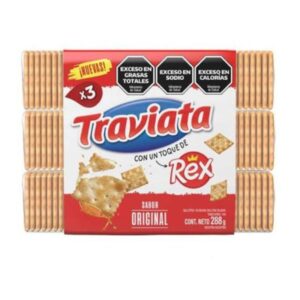 GALLETAS CRACKERS TRAVIATA REX 3 X 96GR