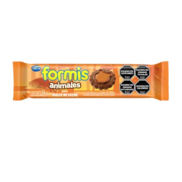 GALLETAS FORMIS RELLENO DULCE DE LECHE 54GR