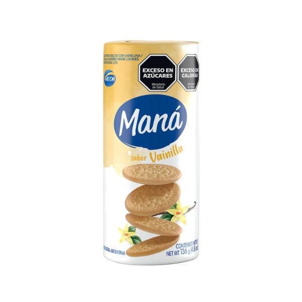 GALLETAS MANA VAINILLA 3 X 136GR