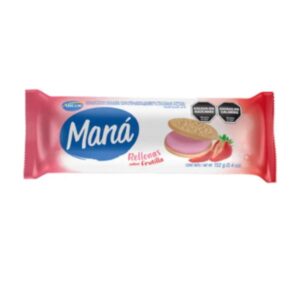 GALLETAS MANA VAINILLA RELLENAS FRUTILLA 152GR