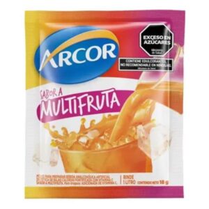 JUGO EN POLVO ARCOR MULTIFRUTA RINDE 1LT