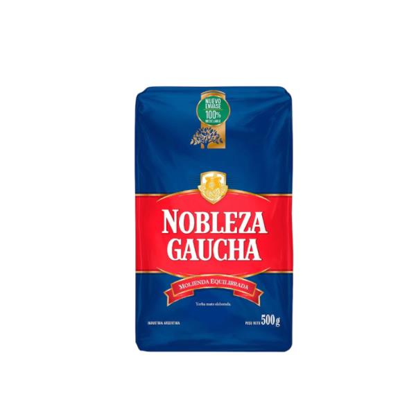 YERBA NOBLEZA GAUCHA TRADICIONAL X 500 GR