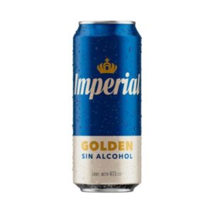 CERVEZA IMPERIAL GOLDEN CERO ALCOHOL 473CC
