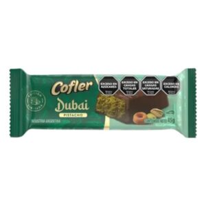 CHOCOLATE COFLER DUBAI PISTACHO 43GR