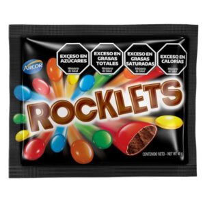CONFITES DE CHOCOLATE ROCKLETS 40GR