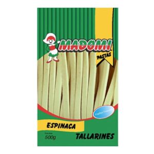 FIDEOS FRESCOS MADOMI TALLARINES ESPINACA 500GR
