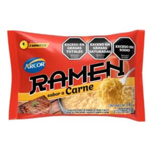 FIDEOS RAMEN ARCOR CARNE 65GR