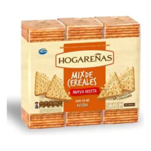 GALLETAS CRACKERS HOGAREÑAS MIX DE CEREALES 3U X 185GR