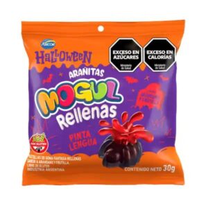 GOMITAS MOGUL ARAÑITAS RELLENAS HALLOWEEN 30GR