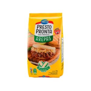 HARINA DE MAIZ BLANCO PRESTO PRONTA AREPAS 1KG