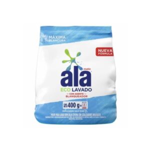 JABON EN POLVO ALA MATIC ECO LAVADO 400 GR