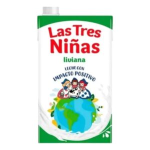 LECHE LARGA VIDA LAS TRES NIÑAS LIVIANA 1LT
