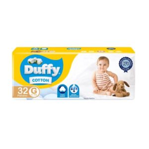 PAÑALES DUFFY COTTON HIPERPACK G 32UN