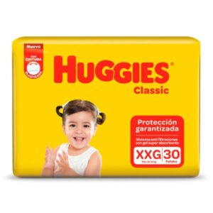 PAÑAL HUGGIES CLASSIC XXG 30 UN