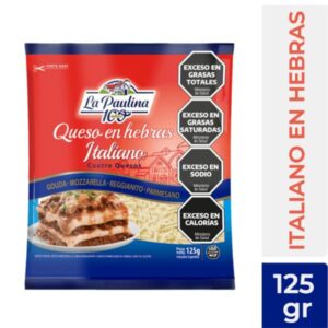 QUESO HEBRAS LA PAULINA ITALINA 125GR