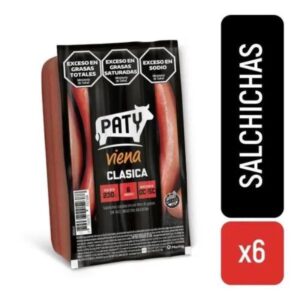 SALCHICHAS PATY CLASICAS 6UN
