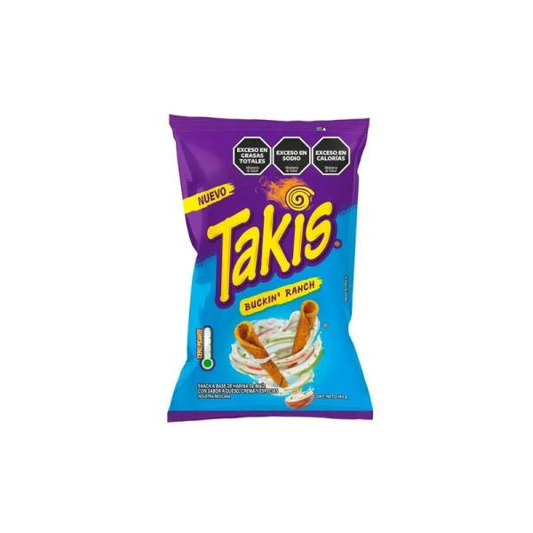 SNACKS TAKIS BUCKIN RANCH 140GR