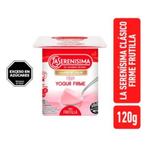 YOGUR FIRME LA SERENISIMA FRUTILLA 120GR